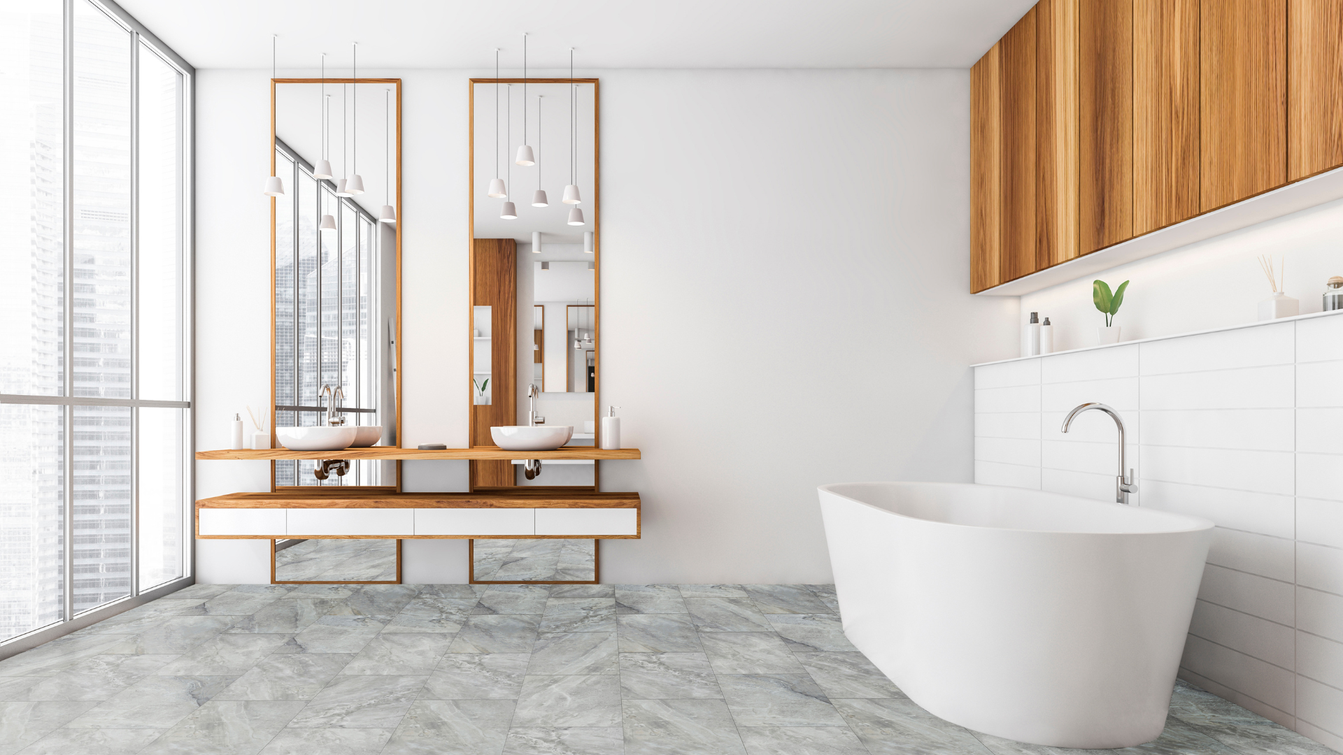 tile flooring installation in bathroom Knoxville, TN
